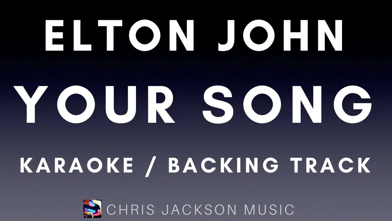 Your Song - Elton John / Boyce Avenue Backing Track / Karaoke / Piano Instrumental