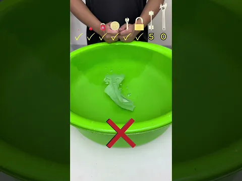 How much paper does it take to make the object float #experiment #asmr