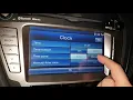 Set time in Clock in Hyundai ix35 2012