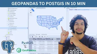 Upload Shapefile to PostgreSQL PostGIS with Python GeoPandas Full Tutorial
