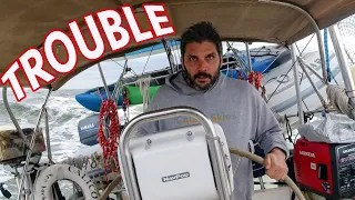 TROUBLE at the notorious St. Augustine Inlet (Calico Skies Sailing, Ep 86)