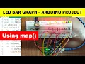 734 LED Bar Graph Using map Function Arduino Uno Code