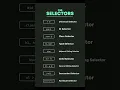 All Css selectors