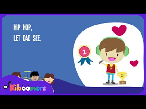 Download MP3 Hip Hop Father's Day Rock Lyric Video - The Kiboomers Preschool Songs \u0026 Nursery Rhymes for Dad