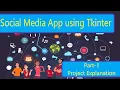 Social Media App using Tkinter in Python Tamil Part-1 Project explanation