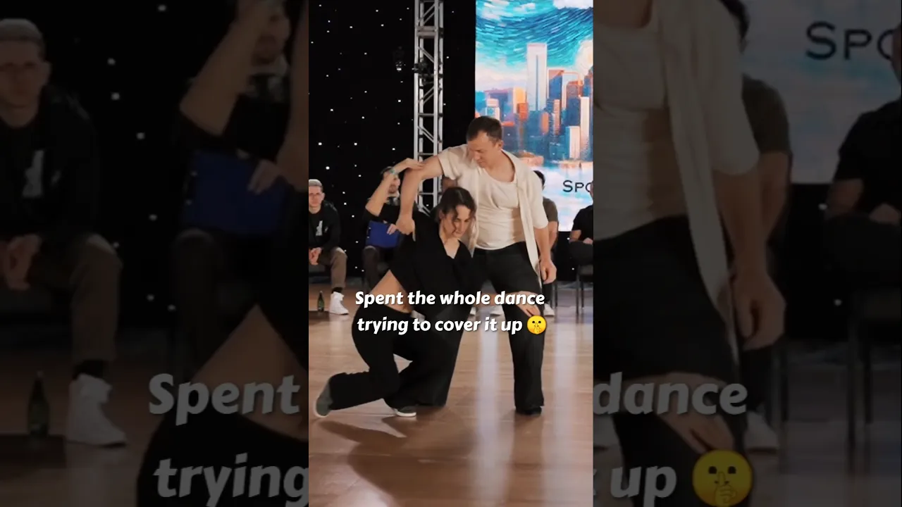 And I mean SLICK ⛸️😱😅 #improv #westcoastswing