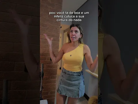 Não gosto quando pessoas fazem isso comigo