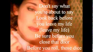 celine dion think twice lyrics 
