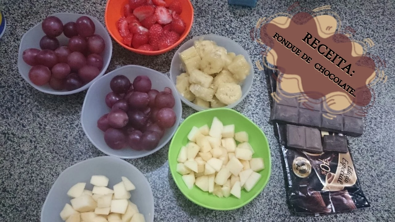 RECEITA: FONDUE DE CHOCOLATE