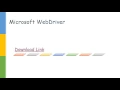 Edge Browser Selenium Automation