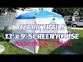 Ozark Trails Screen House Assembly Demo