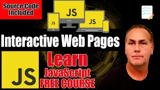 How to create Interactive Web Pages with JavaScript Code source Code included Free Course Online