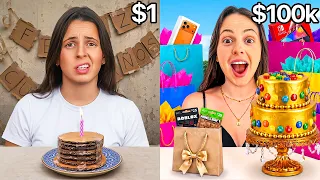 FIESTA DE CUMPLEAÑOS 1$ VS 1000!!