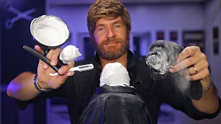 💈Refreshing Hot Towel Shave for Peak Relaxation | Nicest Barber ASMR Roleplay