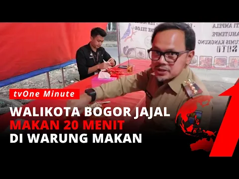 Wali Kota Bogor Mencoba Makan 20 Menit di Warung Makan