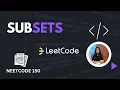 NeetCode150 - SUBSETS Backtracking Medium Level Question LEETCODE DSA in Python