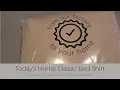 In Hand Review of TODAY S HOME Classic Tailored 14 Drop Length Bed Skirt Dust Ruffle