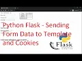 Python Flask - Sending Form Data to Template and Cookies