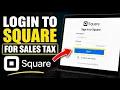 How to login to Square for sales tax - Easy Tutorial