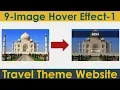 Image Hover Effect-1 Create Responsive Website Using HTML and CSS3 Only