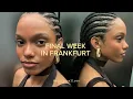 final week in Frankfurt: casting, explorando a cidade e tomando cafés.