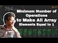 2654 Minimum Number of Operations to Make All Array Elements Equal to 1