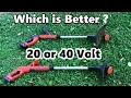 Black Decker 20V vs 40V MAX - Cordless Trimmers Which one should I buy ACTUAL TRIM Comparison
