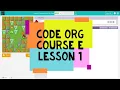 Code org Course E Lesson 1 Sequencing in the Maze Answers - Code Org 2020