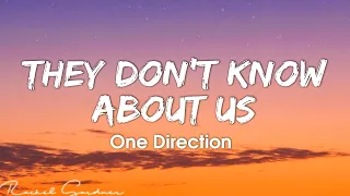 one direction they dont know about us lyrics 