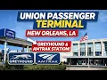 Tour of New Orleans Greyhound Bus Station Amtrak Train Station