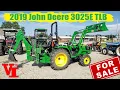 SOLD 2019 John Deere 3025E Tractor 300E Loader and 370B Backhoe