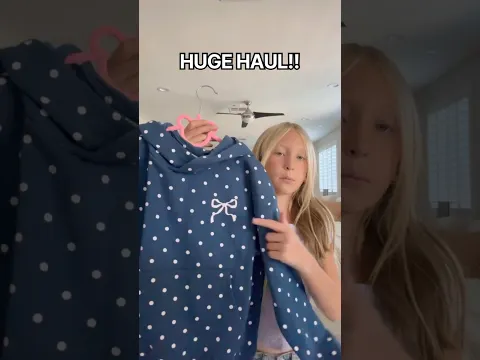 Middle School Back To School Clothes Haul 🛍️🎀💕 #preppy #haul #backtoschool