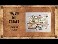 Create With Me DIY Vintage Ephemera Cards Junk Journaling Scrapbooking Ideas