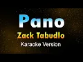 Download Lagu PANO - Zack Tabudlo  (KARAOKE/Instrumental)