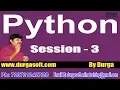 Python Programming Online Training by Durga Sir On 10-09-2018 6PM