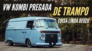 VW KOMBI TETO ALTO PREGADA DE TRAMPO !!!