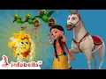 Lagu Agdum bagdum ghoda dum saaje | Bengali Rhymes \u0026 Cartoons | Infobells