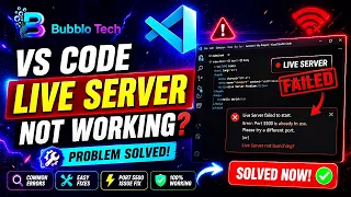 VS Code Live Server Not Working Fix Live Server Problem in VS Code