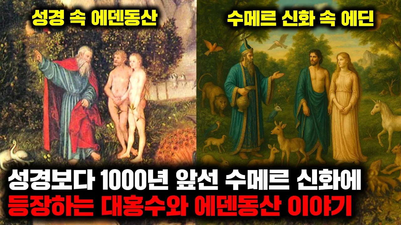 성경의 창세기가 수메르 신화를 '표절'한 것이라는 충격적인 주장과 근거들 [미스터리]