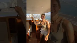 How we power our sailing boat ⚡️⛵️ #sailing #shorts