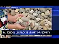 Schuylkill County school uses rocks as part of security