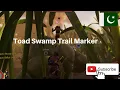 Grounded Trail Marker Toad Swamp
