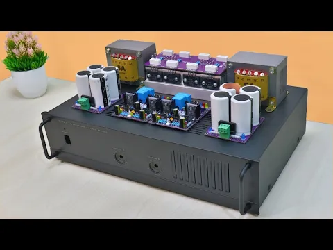 Download MP3 First time making Amplifier using 2 Transformers | Full amplifier assembly #cbzproject