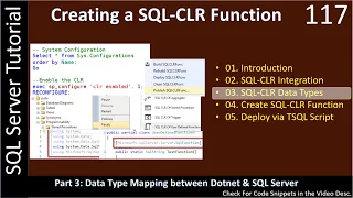 SQL CLR Function Part 3 - SQL CLR Data Types SSMS TSQL Tutorial