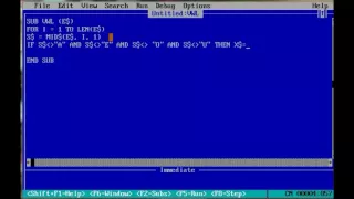 QBASIC TUTORIAL Remove Vowel Letters from Given Word