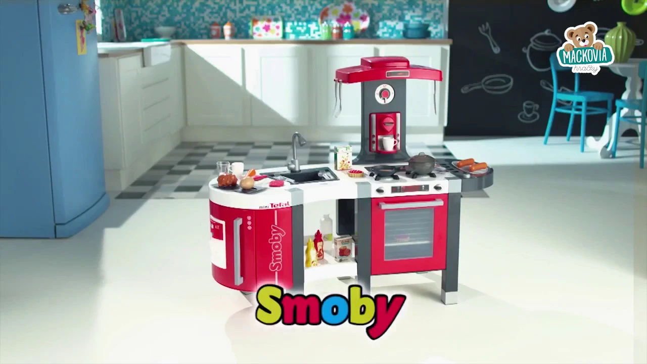 Kuchynky pre deti sety - Set kuchynka elektronická Tefal French Touch Bubble Smoby - 4