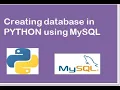 Creating database in python using mysql MySQL and Python Programming Packs