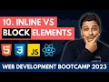 1 10 Inline VS Block Elements in HTML Web Development Course from Beginning to Advanced