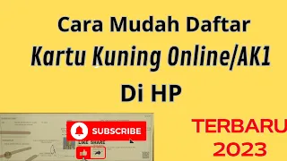 Download Cara daftar kartu kuning/Ak 1 online MP3