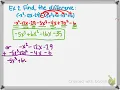 5 2 2 Adding Subtracting and Multiplying Polynomials